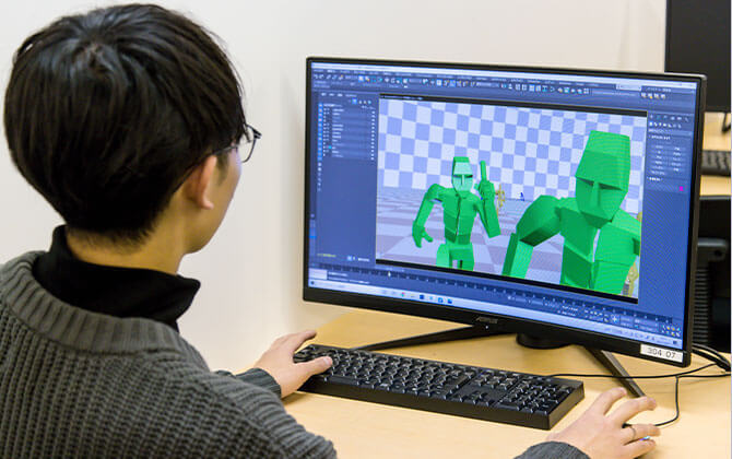 【週5日】2年制3Dアニメーター専攻